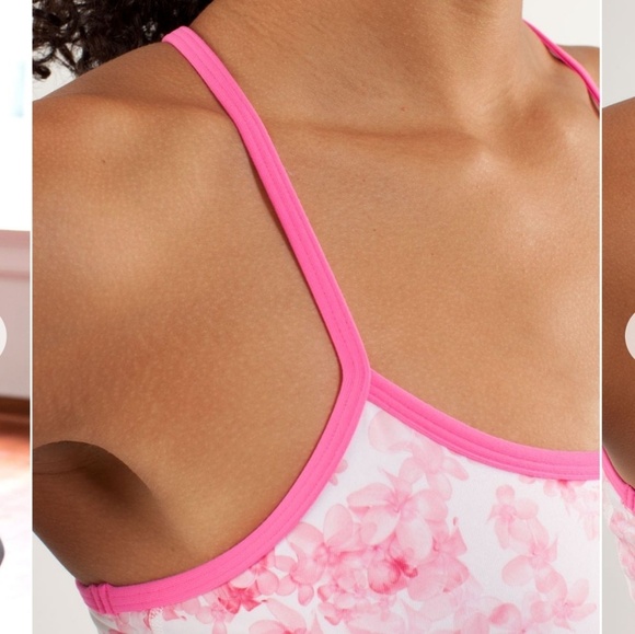 LULULEMON Power Y Tank Frangipani Parfait Pink size 6 - Picture 6 of 8